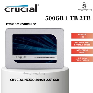 ฮาร์ดไดรฟ์ภายใน Crucial MX500 Ssd 2TB Ssd Drive Hdd 2.5 Disko Ssd 500gb Hd Disko Sata สําหรับแล็ปท็อป 240gb 1tb 512gb 128gb 256gb 2T