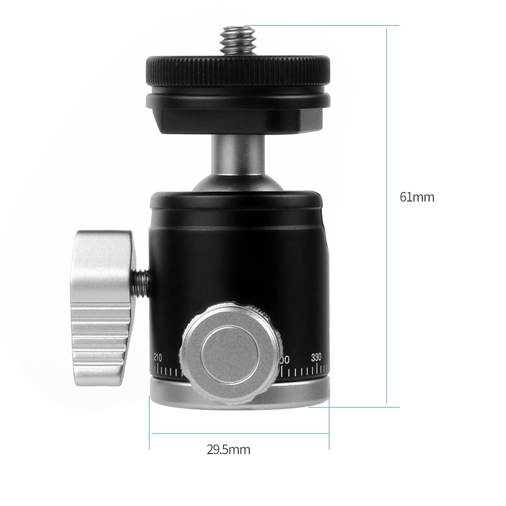 feichao-2-in-1-อะแดปเตอร์เมาท์ขาตั้งกล้อง-หัวบอล-พาโนรามา-สกรู-1-4-360-องศา-สําหรับไฟแฟลช-กล้องวิดีโอ