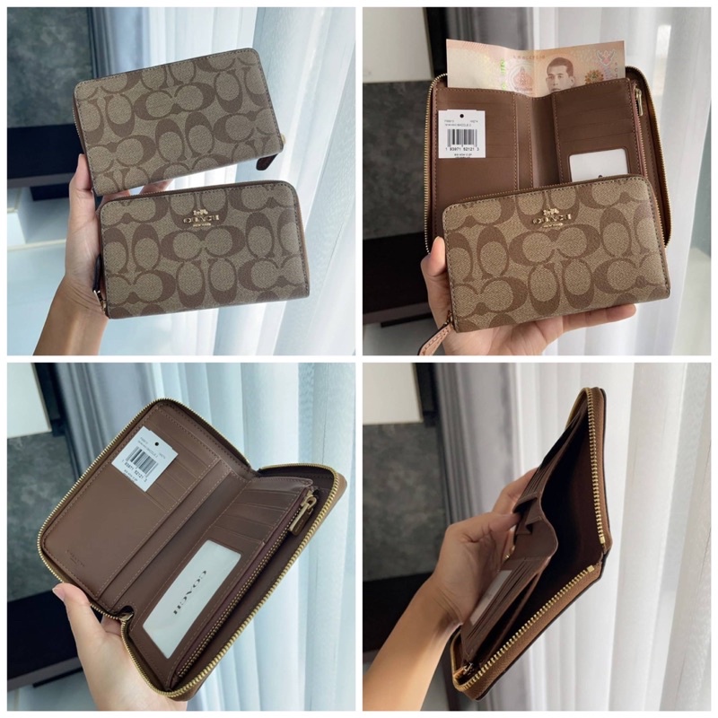 medium-id-zip-wallet-f88913-กระเป๋าสตางค์ซิปยาว-coac-h-กระเป๋าสตางค์สตรี-ที่ใส่บัตร