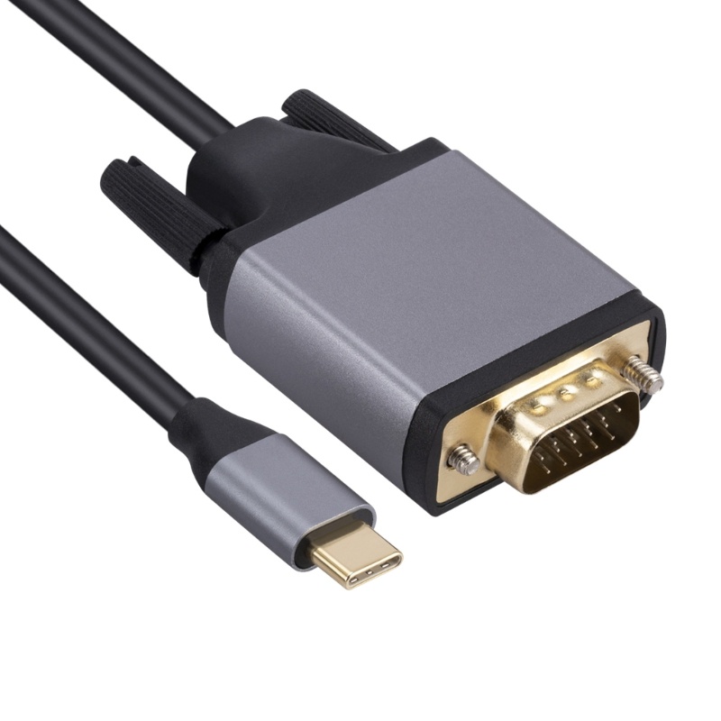 char-สายเคเบิลแปลง-usb-c-เป็น-vga-type-c-เป็น-vga-หน้าจอขนาดเล็ก-เป็นหน้าจอขนาดใหญ่