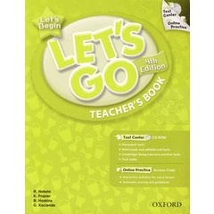 (Arnplern) : หนังสือ Lets Go 4th ED Lets Begin : Teachers Book and Online Practice +CD (P)