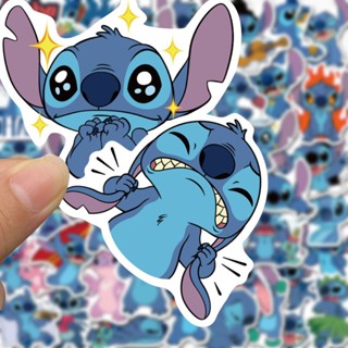 สติกเกอร์ ลาย Stitch ดาว สมบัติน่ารัก สําหรับติดตกแต่งสมุด 100 ชิ้น