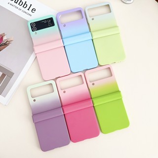 เคสโทรศัพท์มือถือแบบแข็ง สีคู่ สําหรับ Samsung Galaxy Z Flip4 Z Flip3 Z Flip4 Z Flip3