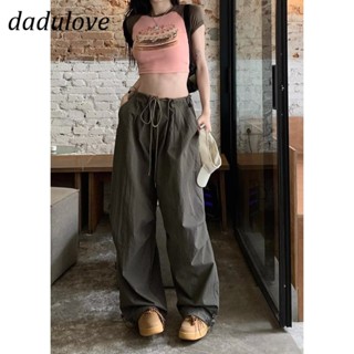 DaDulove💕 New American Ins High Street Thin Casual Pants Niche High Waist Wide Leg Pants Large Size Trousers