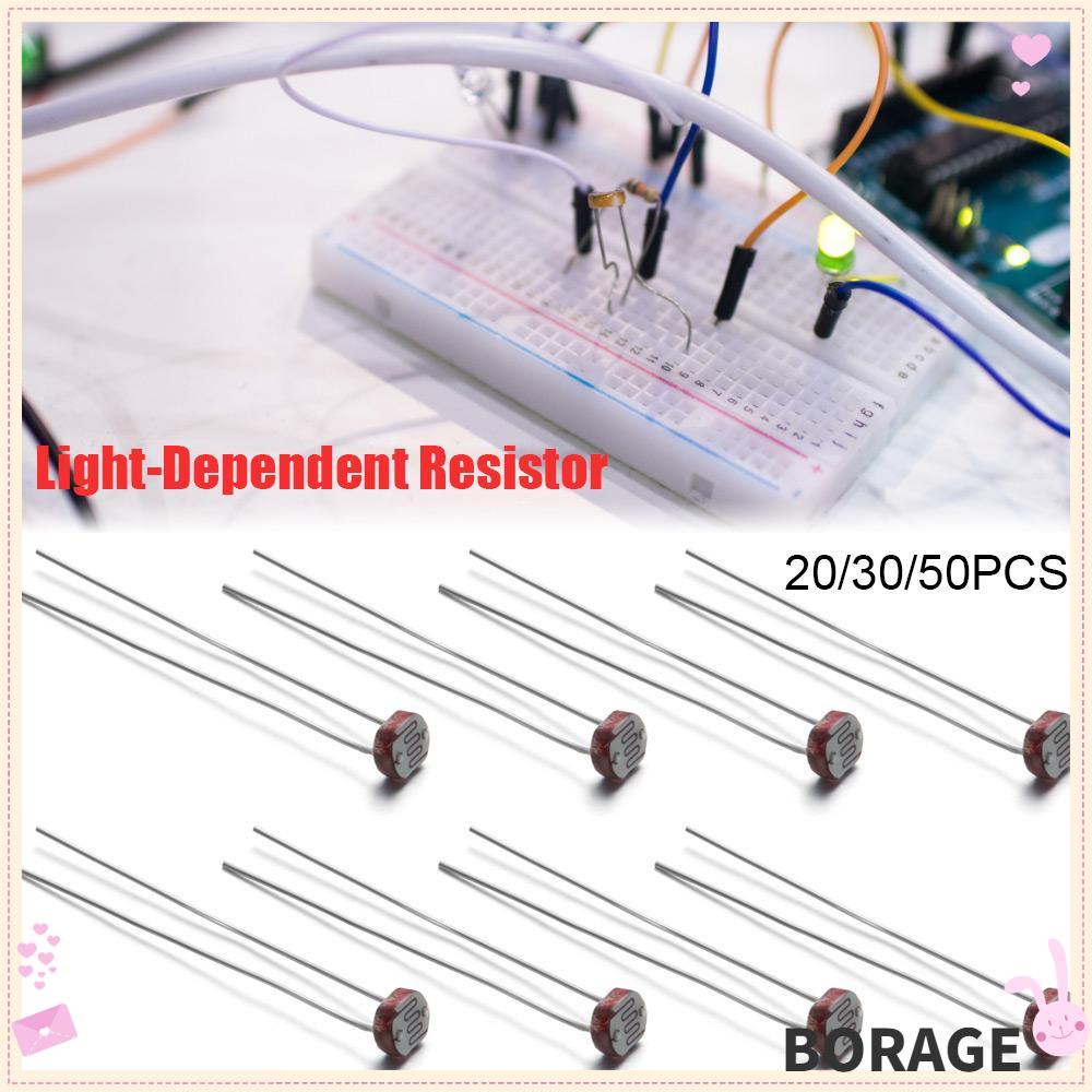 borage-อุปกรณ์ต้านทานแสง-gl5516-photoresistor-top-5-มม-ldr-cds-arduino-sensor-20-30-50-ชิ้น