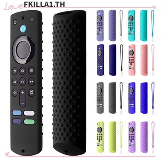 Faccfki เคสซิลิโคนนิ่ม กันลื่น กันกระแทก สําหรับรีโมตคอนโทรลทีวี Amazon Fire TV Stick (รุ่นที่ 3)