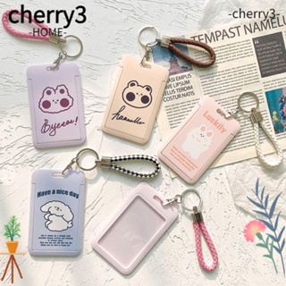 Cherry3 ที่ใส่บัตรเครดิต พลาสติก น่ารัก อุปกรณ์นักเรียน เด็กผู้ชาย เด็กผู้หญิง