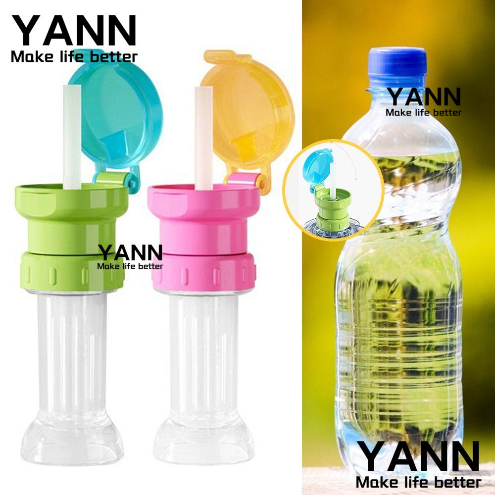 YANN1 Water Bottle Cap Water Bottle Conversion Head Anti Choking With Storage Box With Straw