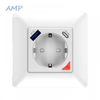 ⚡NEW 8⚡WiFi Smart Plug Wall Embedded AC 110V-250V EU Standard Electrical Equipment