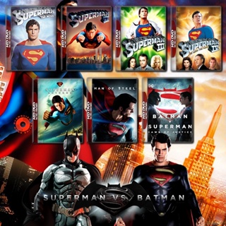 DVD SUPERMAN ทุกภาค DVD Master เสียงไทย (ไทย/อังกฤษ ซับ ไทย/อังกฤษ) DVD