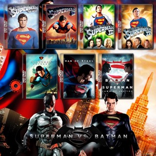 DVD SUPERMAN ทุกภาค DVD Master เสียงไทย (ไทย/อังกฤษ ซับ ไทย/อังกฤษ) DVD