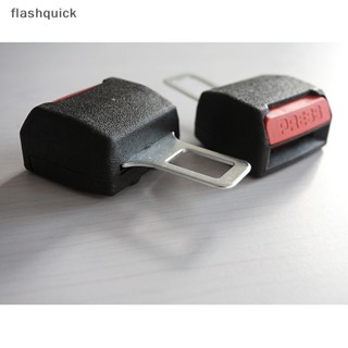 Flashquick คลิปหนีบเข็มขัดนิรภัย ปรับได้ สีดํา สําหรับรถยนต์ 2 ชิ้น