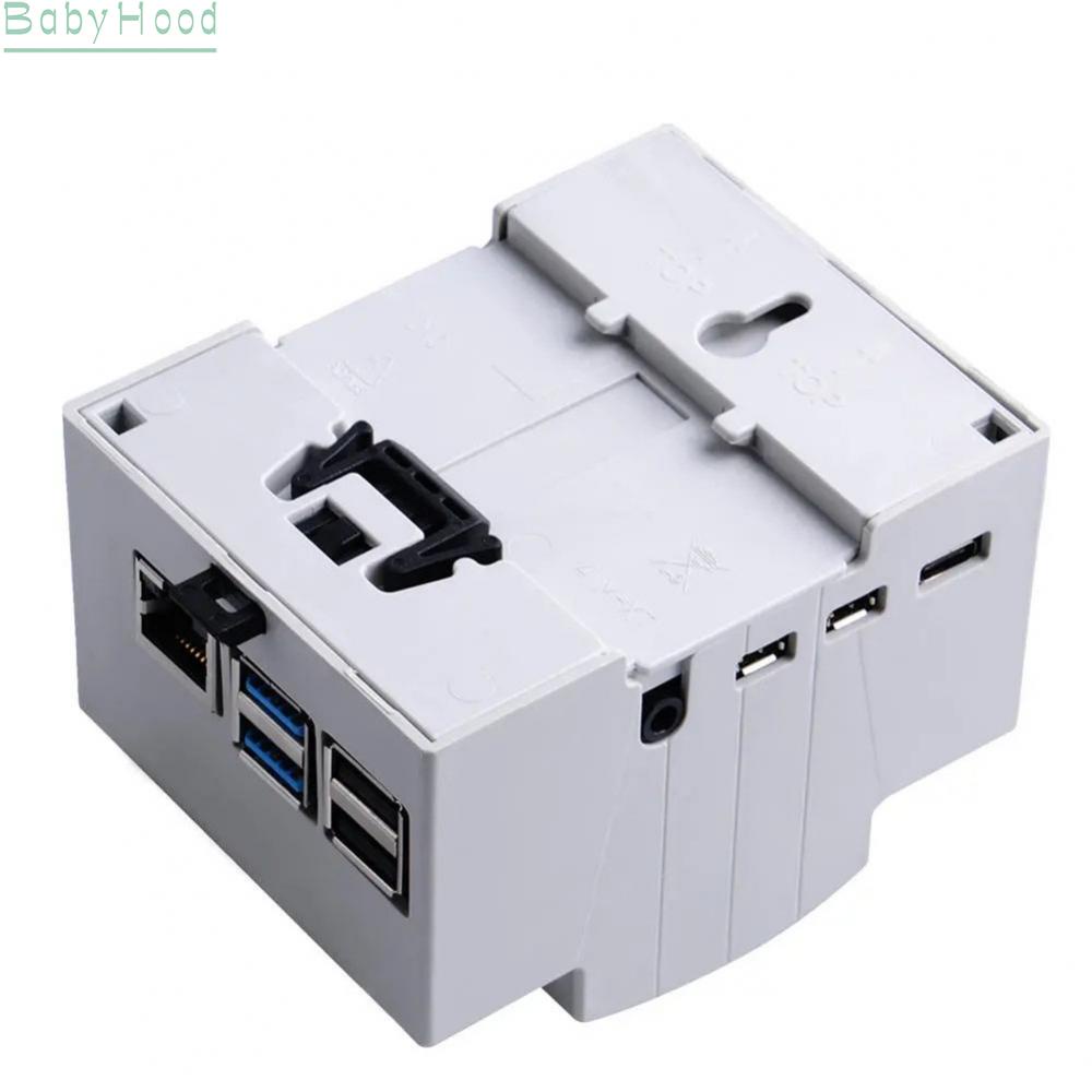 big-discounts-for-raspberry-abs-case-din-rail-mount-protection-enclosure-for-rpi-4b-pi4or-pi3b-bbhood