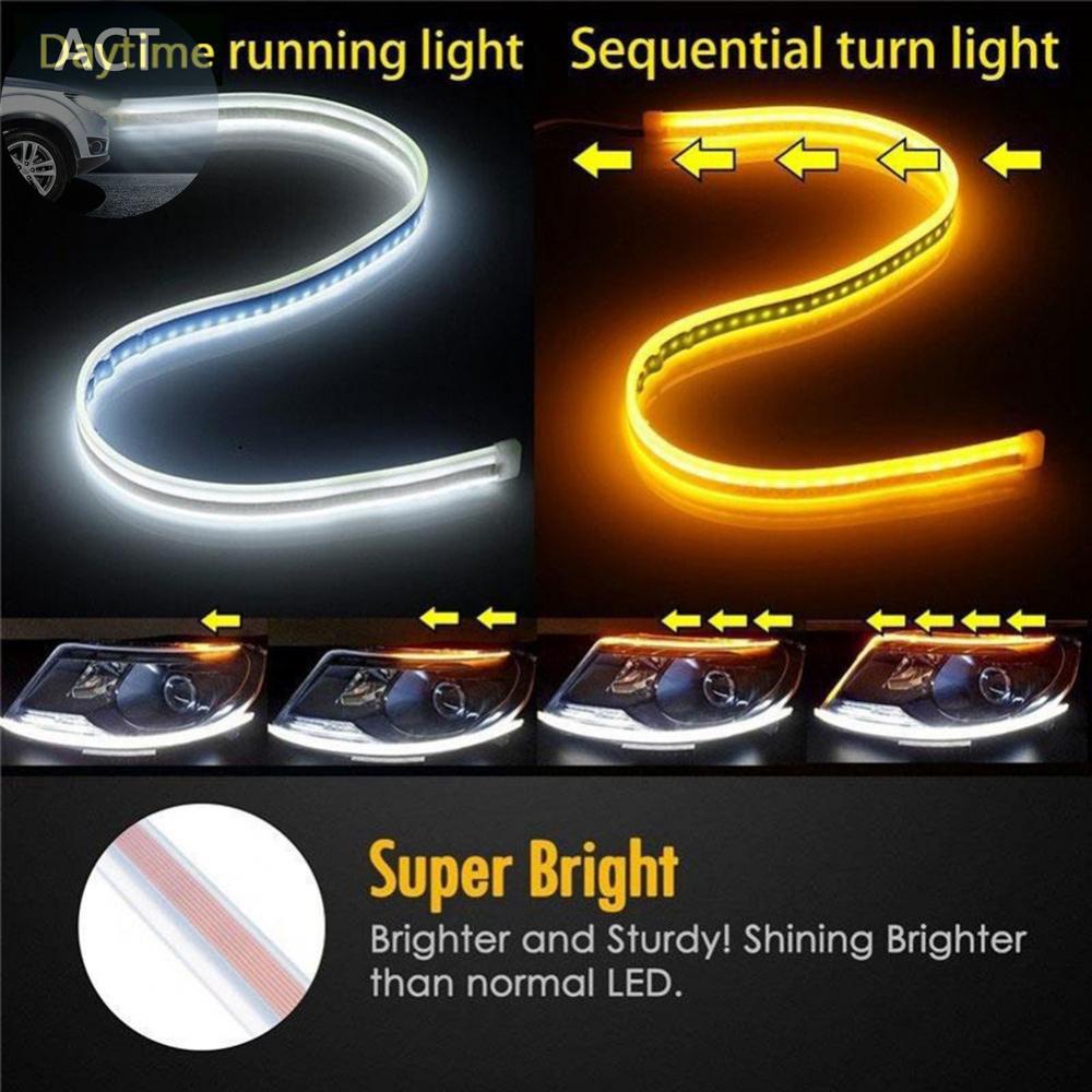 แถบไฟหน้ารถยนต์-rgb-drl-led-60-ซม-2-ชิ้น-ต่อชุด