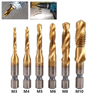 Tap Drill 12pc Compound Tap Hex Shank M8x1.25mm Thread Metric Power Tools