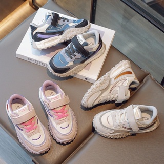 [Do Re Mi] เด็กชายและเด็กหญิงแฟชั่นรองเท้าผ้าใบที่เข้าคู่กันแบบสบาย ๆ
