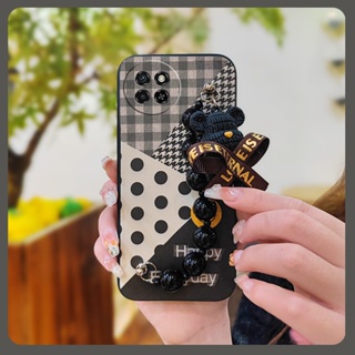 protective case cute Phone Case For Itel S23/S665L Simplicity Back Cover Bear bracelet silicone phone case