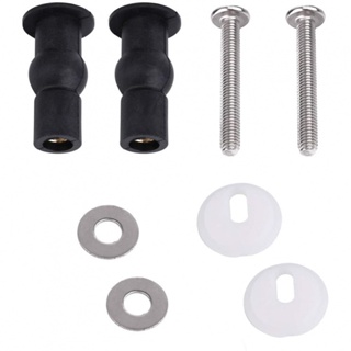 Toilet Lid Screws Rubber Stainless Steel Universal Circular Hinge Plate