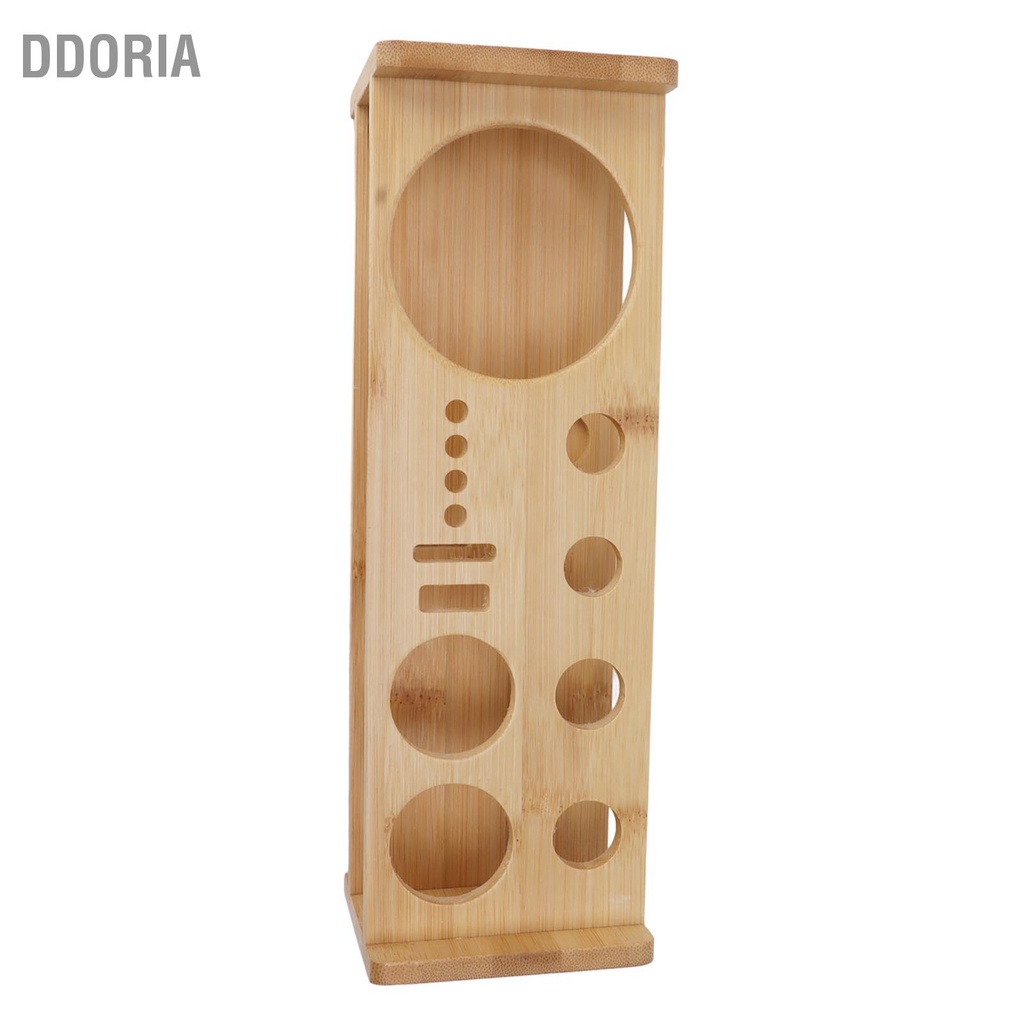 ddoria-bartender-kit-stand-ความจุขนาดใหญ่ประหยัดพื้นที่ไม้ไผ่ไม้-bartending-tool-storage-holder-สำหรับ-bar-home