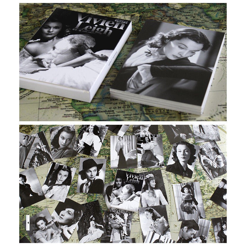 vivien-leigh-postcard-classic-black-amp-white-photos-post-cards-clearance-sale