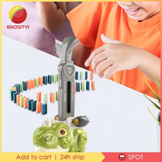 [Baosity1] ชุดของเล่นตัวต่อโดมิโน่ ไดโนเสาร์ หลากสี สร้างสรรค์ ของขวัญวันเกิด สําหรับเด็กผู้หญิง