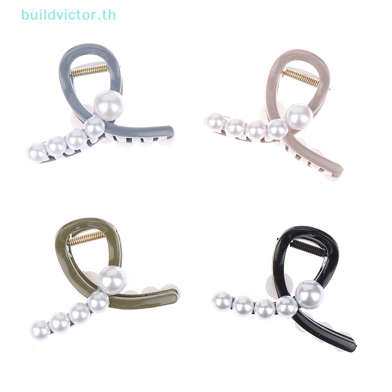 buildvictor-กิ๊บติดผมหางม้า-พลาสติก-ทรงไม่สมมาตร-กันลื่น-ประดับไข่มุก-หรูหรา-แฟชั่นฤดูร้อน-สําหรับผู้หญิง-th