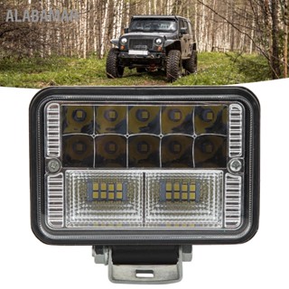 ALABAMAR 4.3in Square LED Floodlight IP67 กันน้ำกันกระแทกระบายความร้อนสำหรับรถบรรทุก SUV Off Road