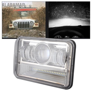 ALABAMAR 40W H4 ไฟ LED ทำงานสแควร์สปอตไลต์ลำแสงต่ำสูง 6000k Universal สำหรับรถบรรทุก SUV ATV ออฟโรด
