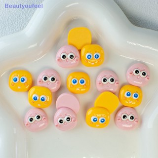 [Beautyoufeel] เครื่องประดับ สร้อยคอเรซิ่น ลายการ์ตูน Sponge-Bob Kawaii สําหรับตกแต่งสมุดภาพ DIY