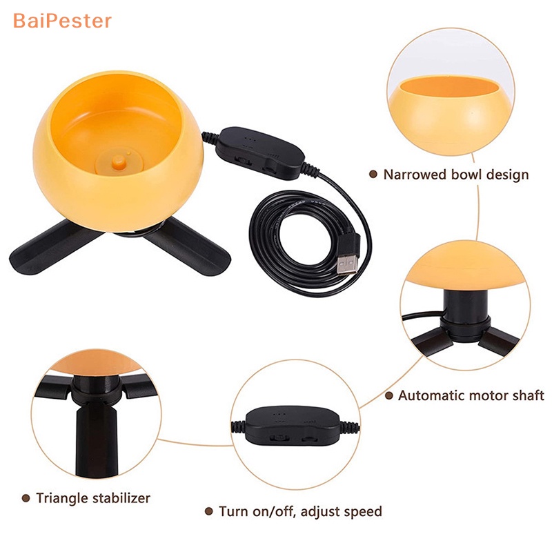 baipester-ชุดลูกปัดสปินเนอร์ไฟฟ้า-ปรับขนาดได้-พร้อมชามโค้ง-ขนาดใหญ่-สําหรับทําเครื่องประดับ-diy