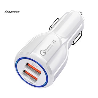 <Dobetter> ที่ชาร์จโทรศัพท์มือถือ 31A พอร์ต USB คู่ QC30 แบบชาร์จเร็ว สําหรับรถยนต์