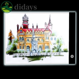 แผ่นบอร์ดวาดภาพกราฟฟิค ขนาด A3 หรี่แสงได้ ป้องกันสายตา สําหรับวาดภาพ [Didays.th]