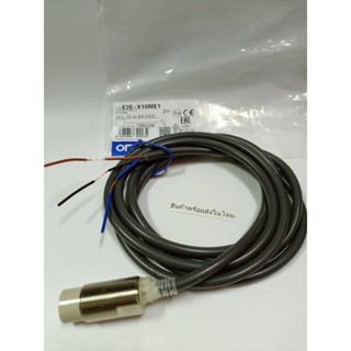 E2E-X10ME1 OMRON sensor เซ็นเซอร์จับโลหะ ขนาด18M  ระยะจับ 10 มิล 12-24V NPN-NO 3สาย สินค้าพร้อมส่ง ทักเชทได้เลย