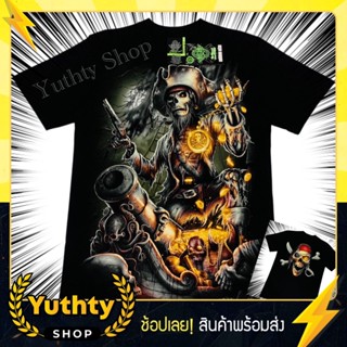 เสื้อ Rock Eagle งานแท้ ลายโจรสลัด T-Shirt 3D เสื้อยืดเรืองแสง ไม่มีตะเข็บข้าง ใส่ได้ทั้งชายและหญิง_01