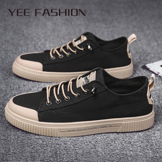 YEE Fashion รองเท้า ผ้าใบผู้ชาย ใส่สบาย ใส่สบายๆ สินค้ามาใหม่ แฟชั่น ธรรมดา เป็นที่นิยม ทำงานรองเท้าลำลอง YD23032405