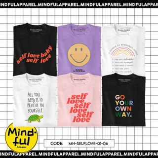 MINIMAL SELF LOVE GRAPHIC TEES PRINTS | MINDFUL APPAREL T-SHIRT_02