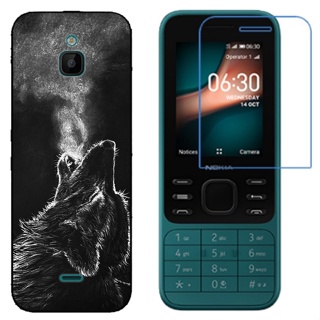 เคสโทรศัพท์มือถือ ซิลิโคนนิ่ม ป้องกันกระแทก ป้องกันหน้าจอ ลายนาโน แบบสร้างสรรค์ สําหรับ Nokia 6300 4G 8000 4G