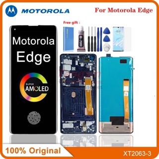 ของแท้ หน้าจอสัมผัส LCD 6.7 นิ้ว สําหรับ Motorola Moto Edge XT2063-2 3 XT2061-3