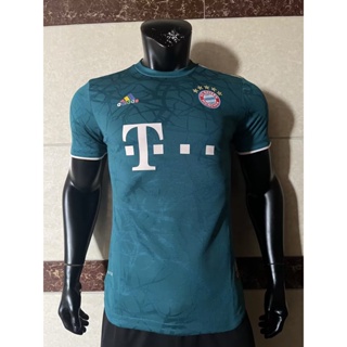 [Player Version] 2324 New Bayern Co branded Green เสื้อฟุตบอลแขนสั้น คุณภาพสูง
