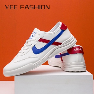 YEE Fashion  รองเท้า ผ้าใบผู้ชาย ใส่สบาย ใส่สบายๆ สินค้ามาใหม่ แฟชั่น ธรรมดา เป็นที่นิยม ทำงานรองเท้าลำลอง ทันสมัย สวยงาม รุ่นใหม่ Stylish D25D01R 37Z230910