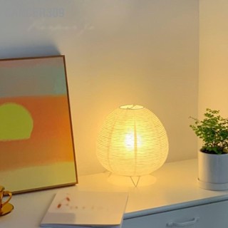 Cancer309 Rice Paper Lantern Lamp Soft Warm Light Home Decoration Modern Standing Bedside Table for Cafe Bedroom