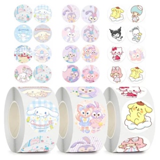 ใหม่ สติกเกอร์เทปซีล ลาย Sanrio Kuromi My Melody 200 น่ารัก สําหรับตกแต่งหมวกกันน็อค โทรศัพท์