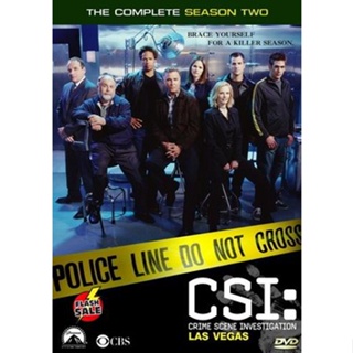 DVD ดีวีดี CSI Las Vegas Season 2 ไขคดีปริศนาเวกัส ปี 2 (เสียง ไทย/อังกฤษ | ซับ ไทย/อังกฤษ) DVD ดีวีดี