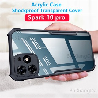 เคสโทรศัพท์มือถืออะคริลิค TPU ใส กันกระแทก สําหรับ Tecno Spark 10 pro 10 C 10pro 10C Spark10 pro Spark10pro Spark10C 4G 5G