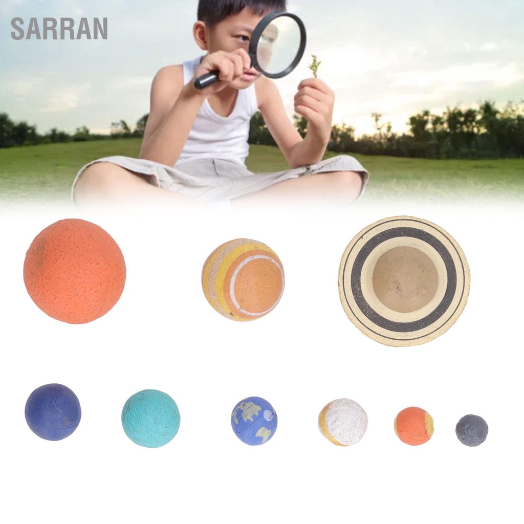 sarran-ระบบพลังงานแสงอาทิตย์รุ่น-pvc-น่ารัก-9-ดาวเคราะห์รูปสำหรับเด็กการศึกษาอวกาศของเล่นรุ่นดาวเคราะห์ตกแต่งเดสก์ท็อป
