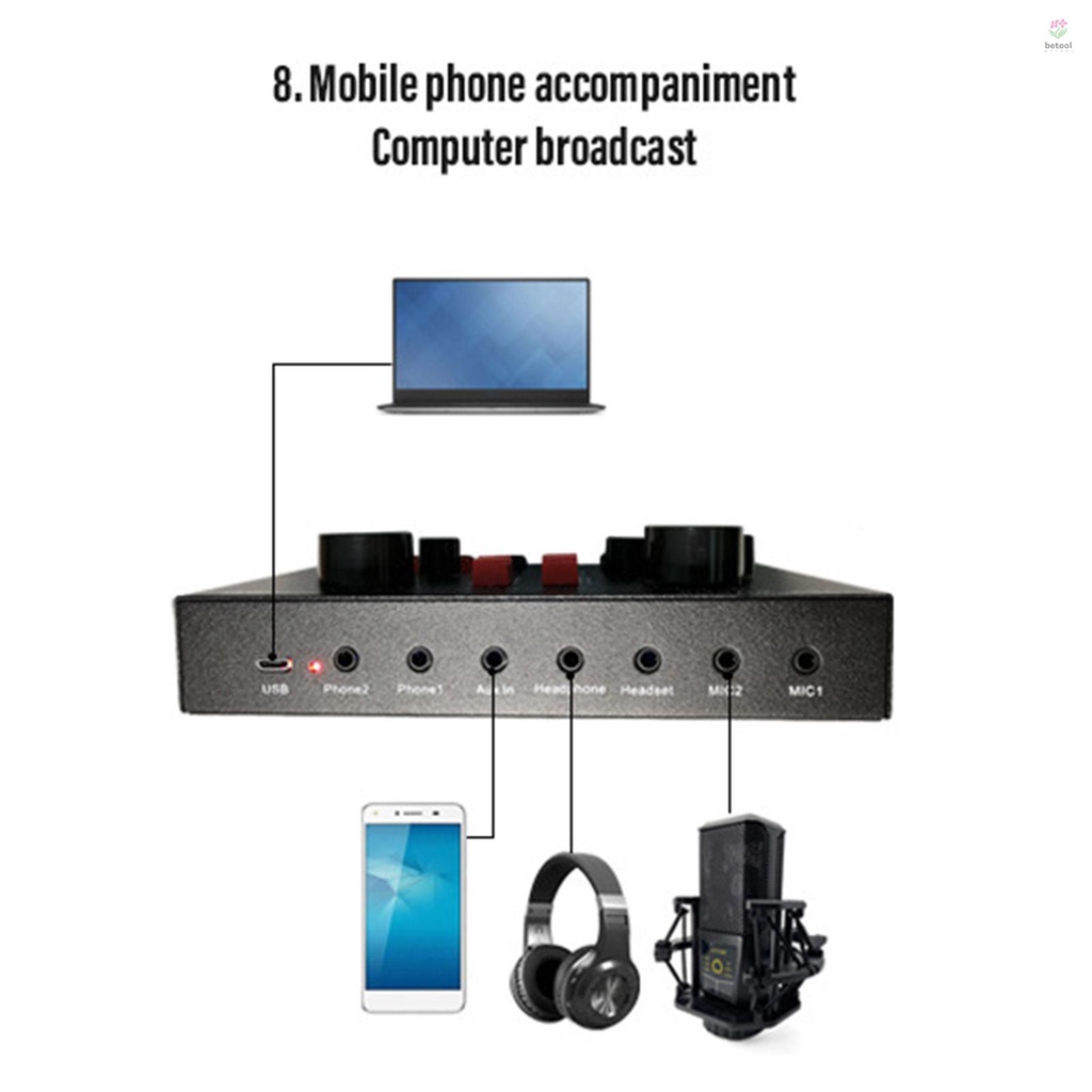 btt-v8x-pro-live-sound-card-15-เอฟเฟกต์เสียง-ชุดไมโครโฟน-อุปกรณ์บันทึกเสียง-สีทอง