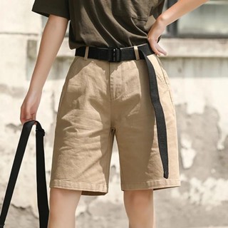 [S~4XL] กางเกงขาสั้นลําลอง ผ้าฝ้าย ขากว้าง ทรงตรง แฟชั่นฤดูร้อน สําหรับสตรี
