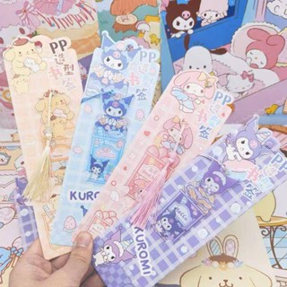 ที่คั่นหนังสือ ลายการ์ตูน Sanrio mymelody Kuromi Cinnamoroll Pom Pom Purin 8 แบบ สําหรับนักเรียน สํานักงาน โรงเรียน ของขวัญ เครื่องเขียน