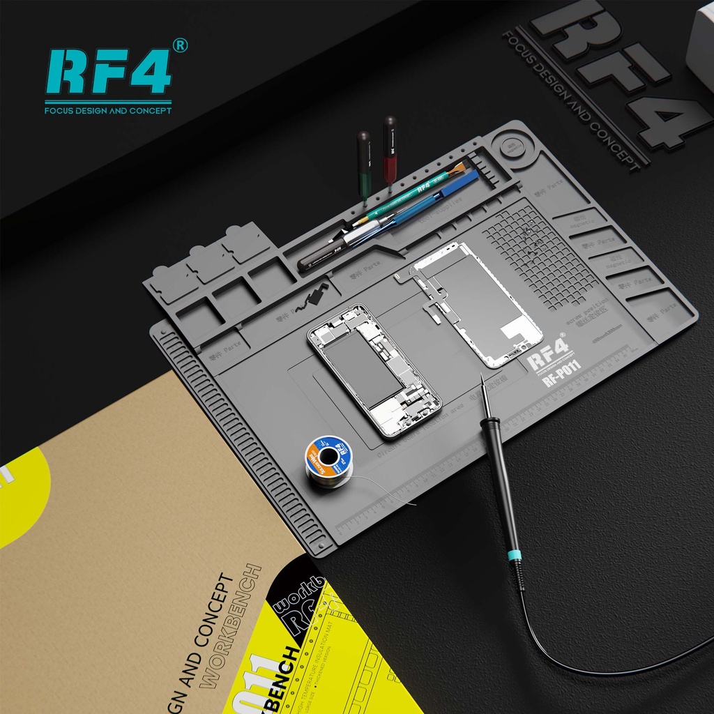 Rf4 RF-PO11 450*298 มม.Antistatic แผ่นฉนวนกันความร้อนกล้องจุลทรรศน์ฐาน ...