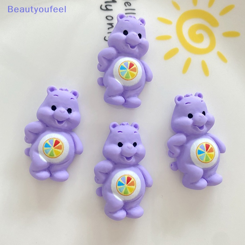 beautyoufeel-เรซิ่น-รูปการ์ตูนหมีน้อย-24-34-มม-สําหรับทําเครื่องประดับ-diy-10-ชิ้น